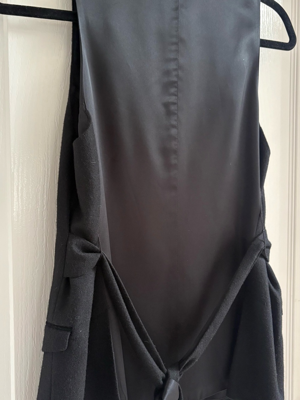 GAP Black Double-Breasted Wool Vest - Picture 4 of 7